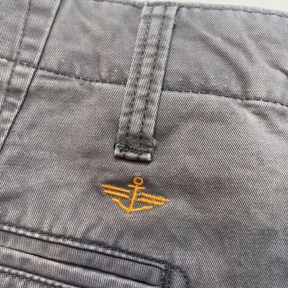 Men's Dockers Chino Pants Gray Classic Size 36 x 30 Cotton - Picture 3 of 9